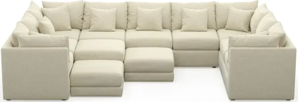 Nest Foam Comfort 9-Piece Large Pit Sectional - Bridger Shell