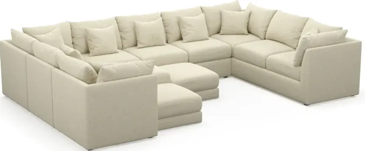 Nest Foam Comfort 9-Piece Large Pit Sectional - Bridger Shell