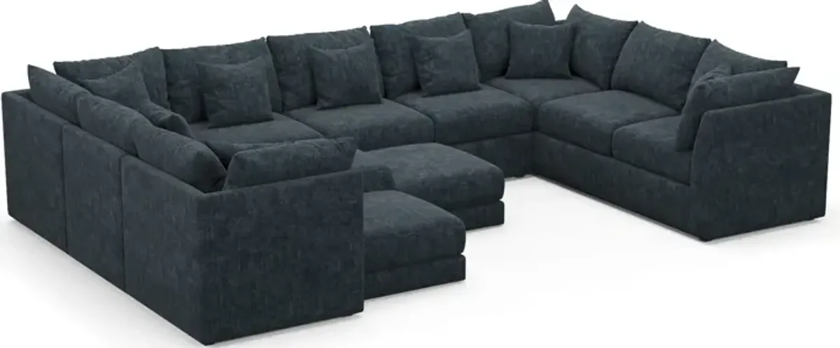 Nest Foam Comfort 9-Piece Large Pit Sectional - Argo Navy