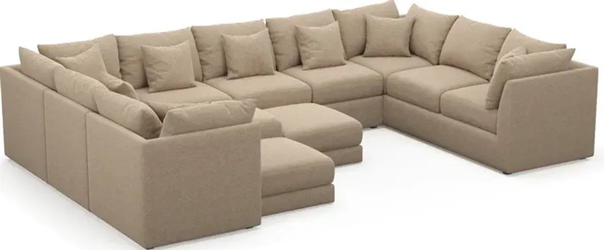 Nest Hybrid Comfort 9-Piece Large Pit Sectional - Liv Wicker