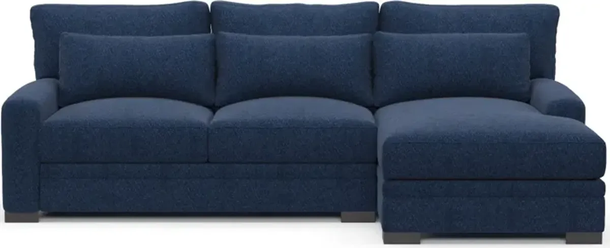 Winston 2-Piece Sectional with Right-Facing Chaise - Oslo Navy