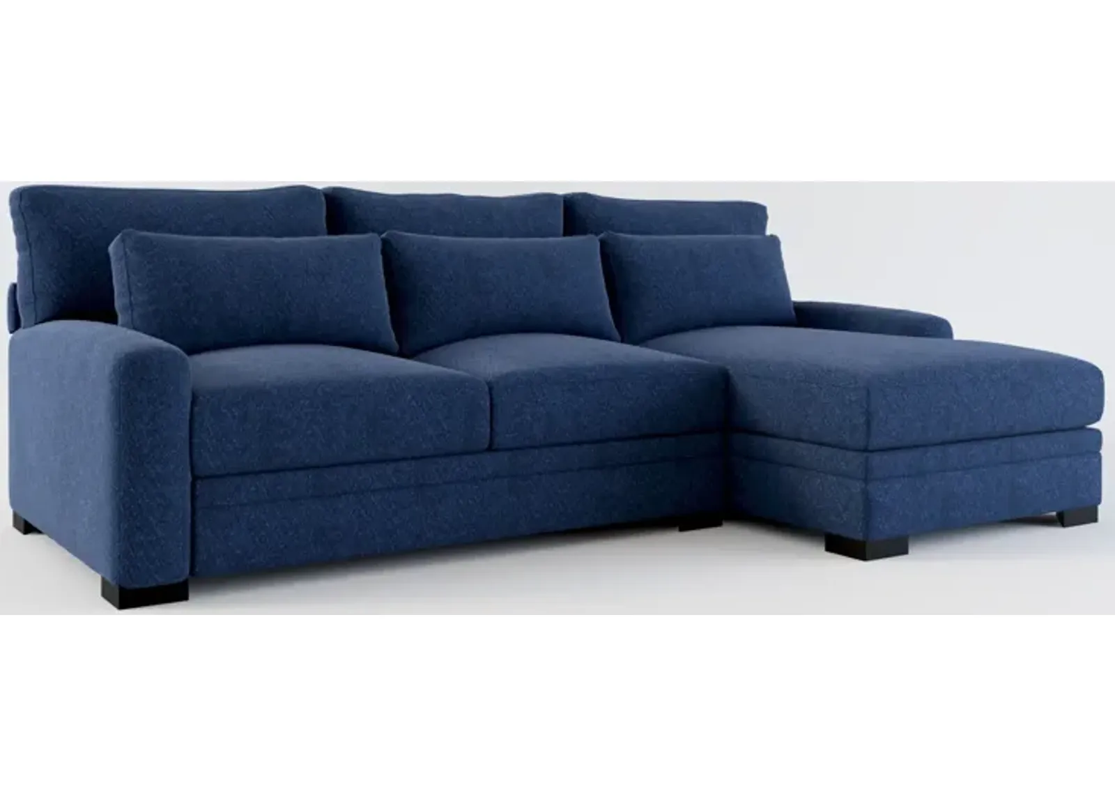 Winston 2-Piece Sectional with Right-Facing Chaise - Oslo Navy