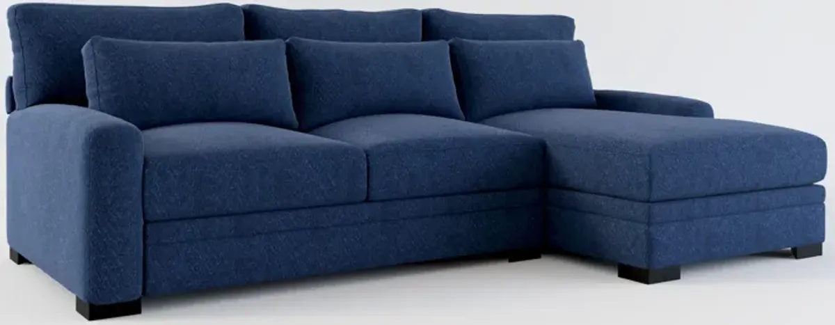 Winston 2-Piece Sectional with Right-Facing Chaise - Oslo Navy