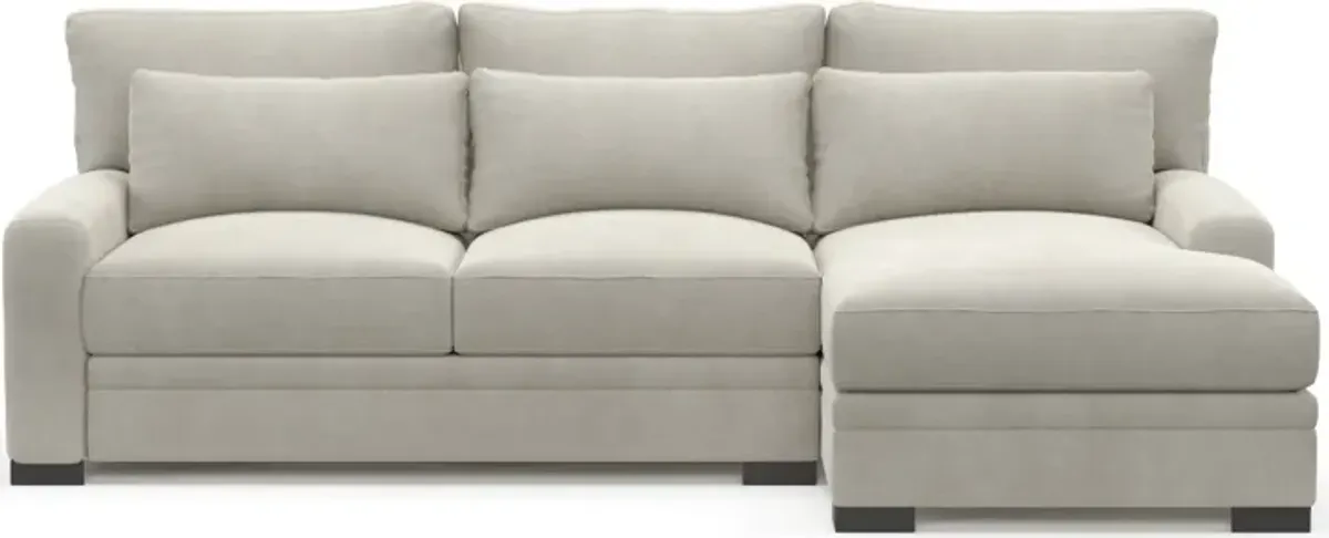 Winston Foam Comfort 2-Piece Sectional with Right-Facing Chaise - Laurent Beach