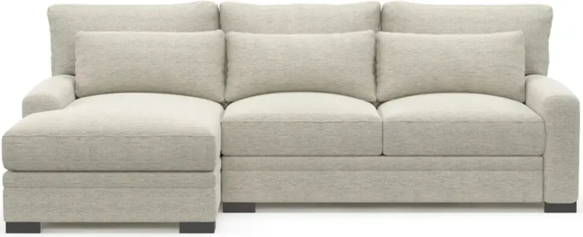 Winston 2-Piece Sectional with Left-Facing Chaise - Merino Chalk