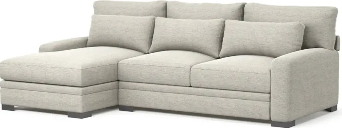 Winston 2-Piece Sectional with Left-Facing Chaise - Merino Chalk