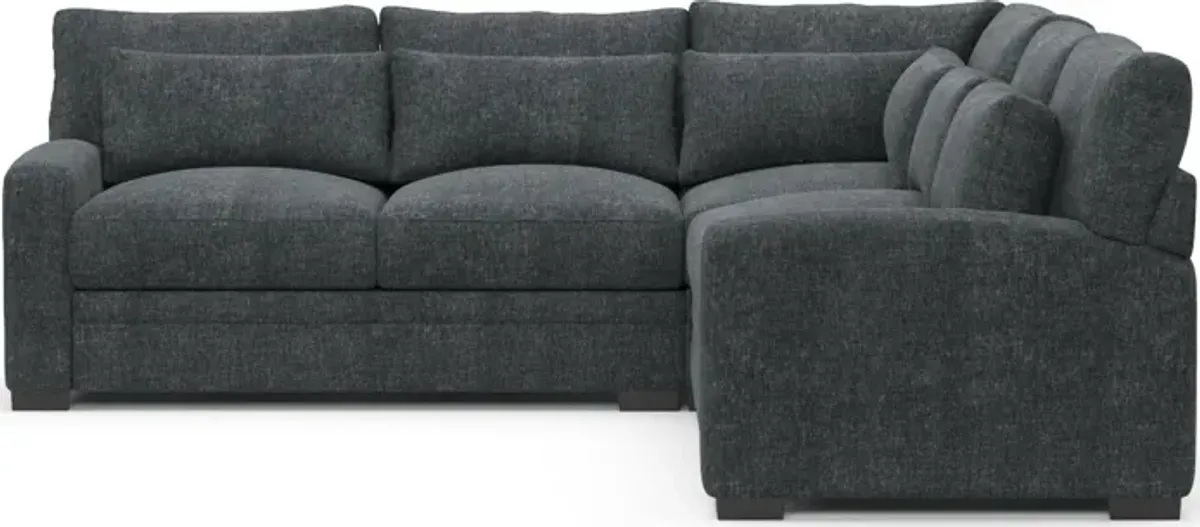 Winston Foam Comfort 3-Piece Sectional - Contessa Shadow