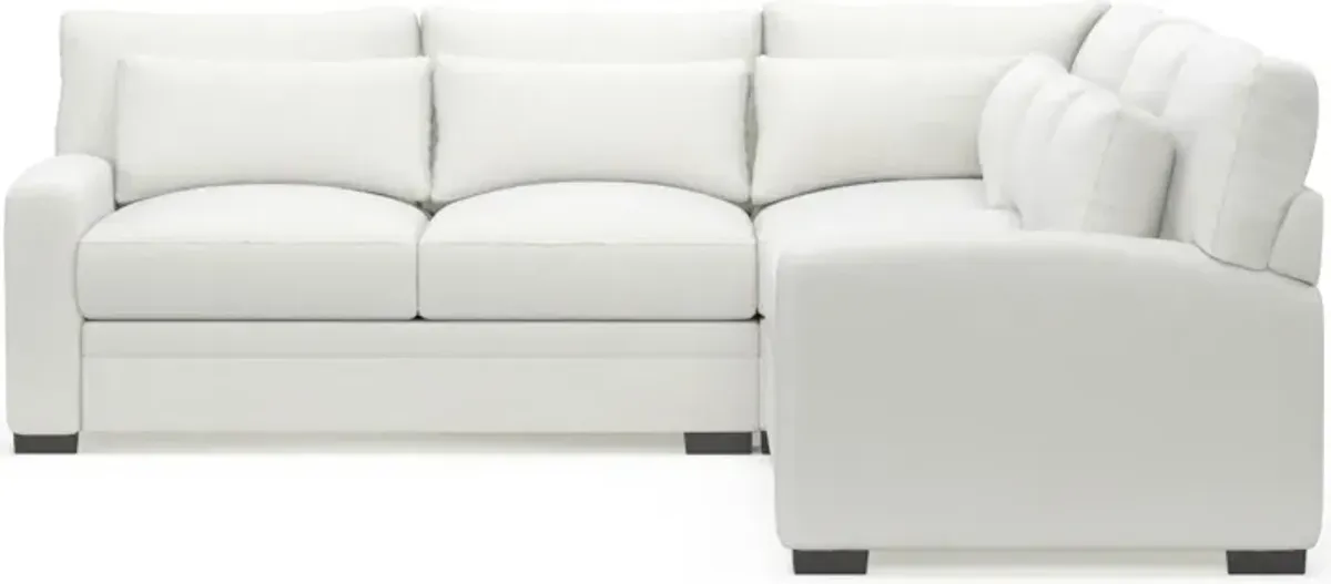 Winston Foam Comfort 3-Piece Sectional - Contessa Vanilla