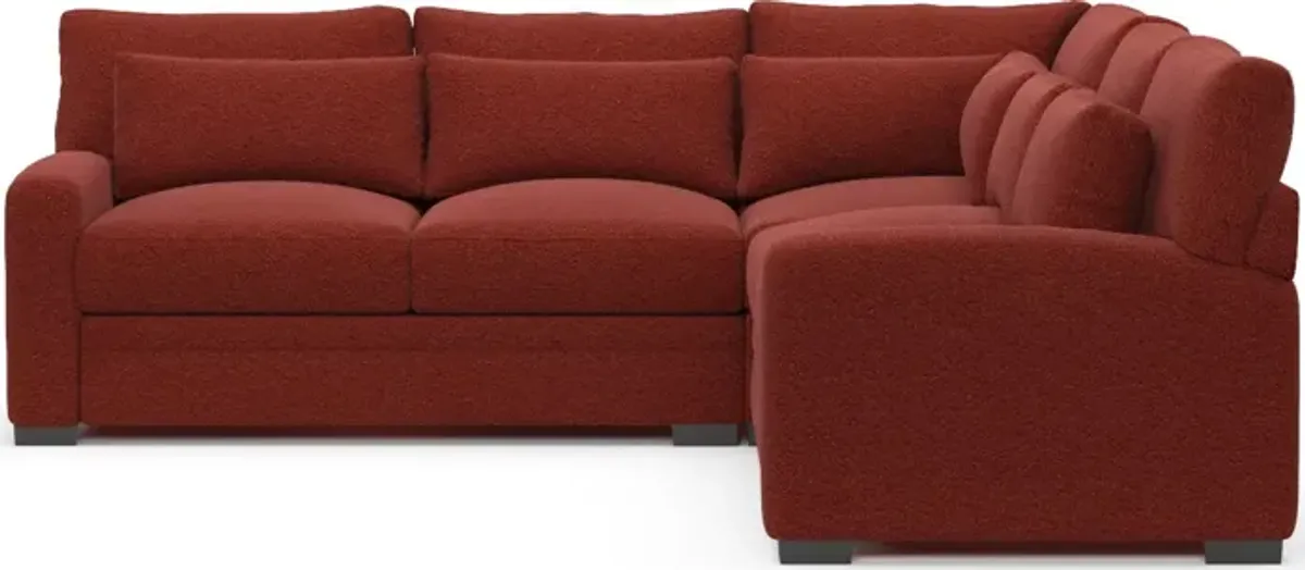 Winston Foam Comfort 3-Piece Sectional - Bloke Brick