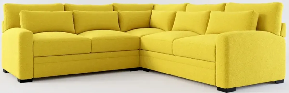 Winston Foam Comfort 3-Piece Sectional - Bloke Goldenrod