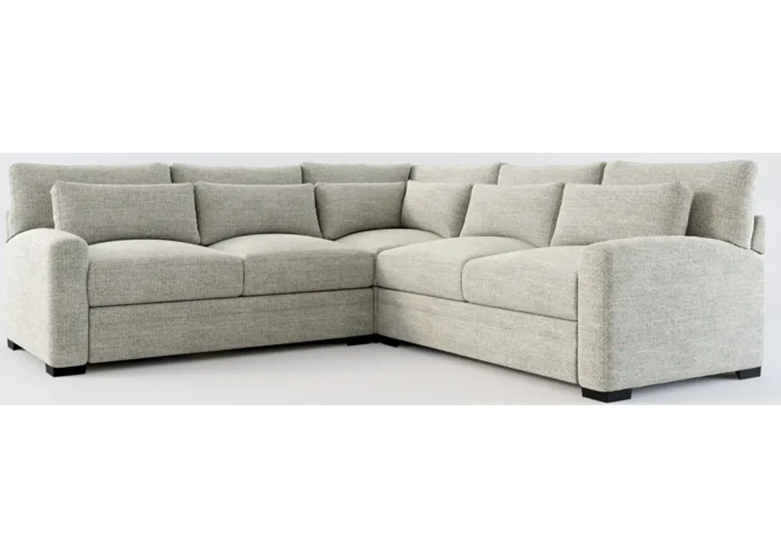 Winston 3-Piece Sectional - Pandora Pepper