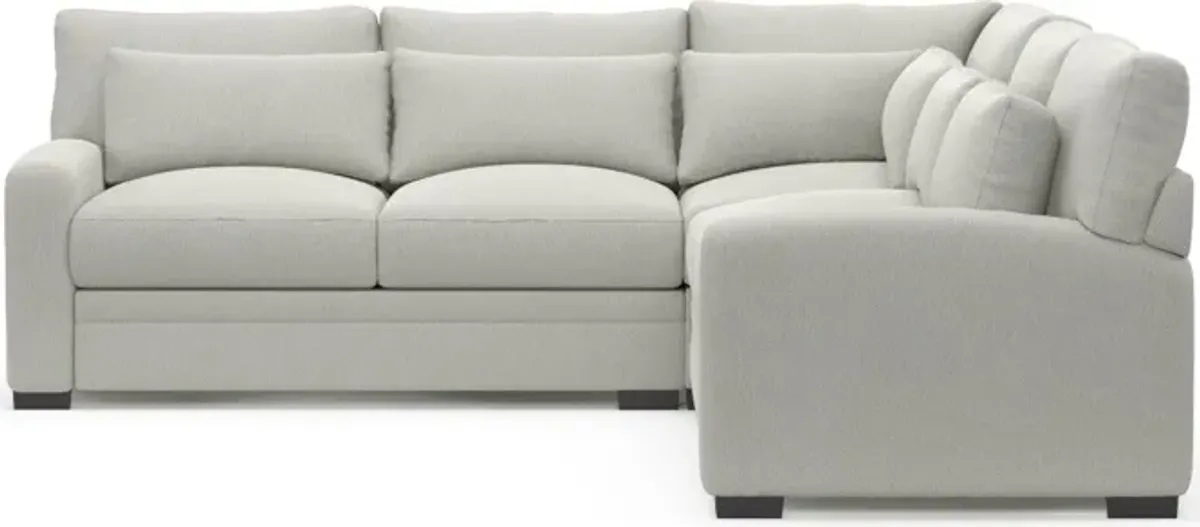 Winston Foam Comfort 3-Piece Sectional - Oslo Snow