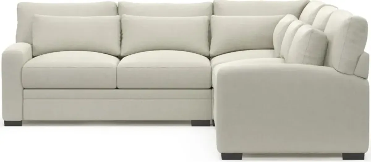 Winston Foam Comfort 3-Piece Sectional - Anders Ivory