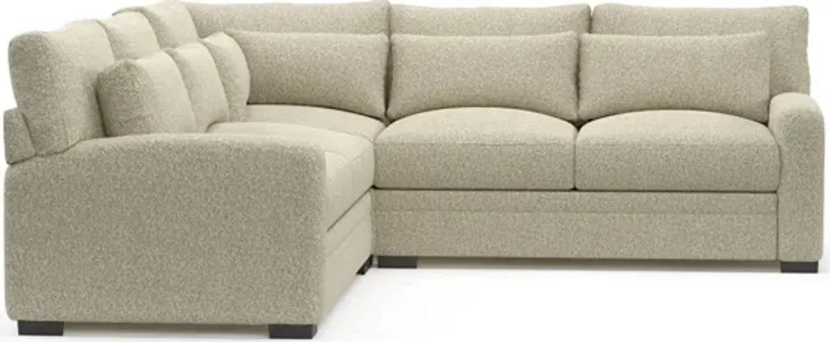 Winston Foam Comfort 3-Piece Sectional - Bloke Cotton