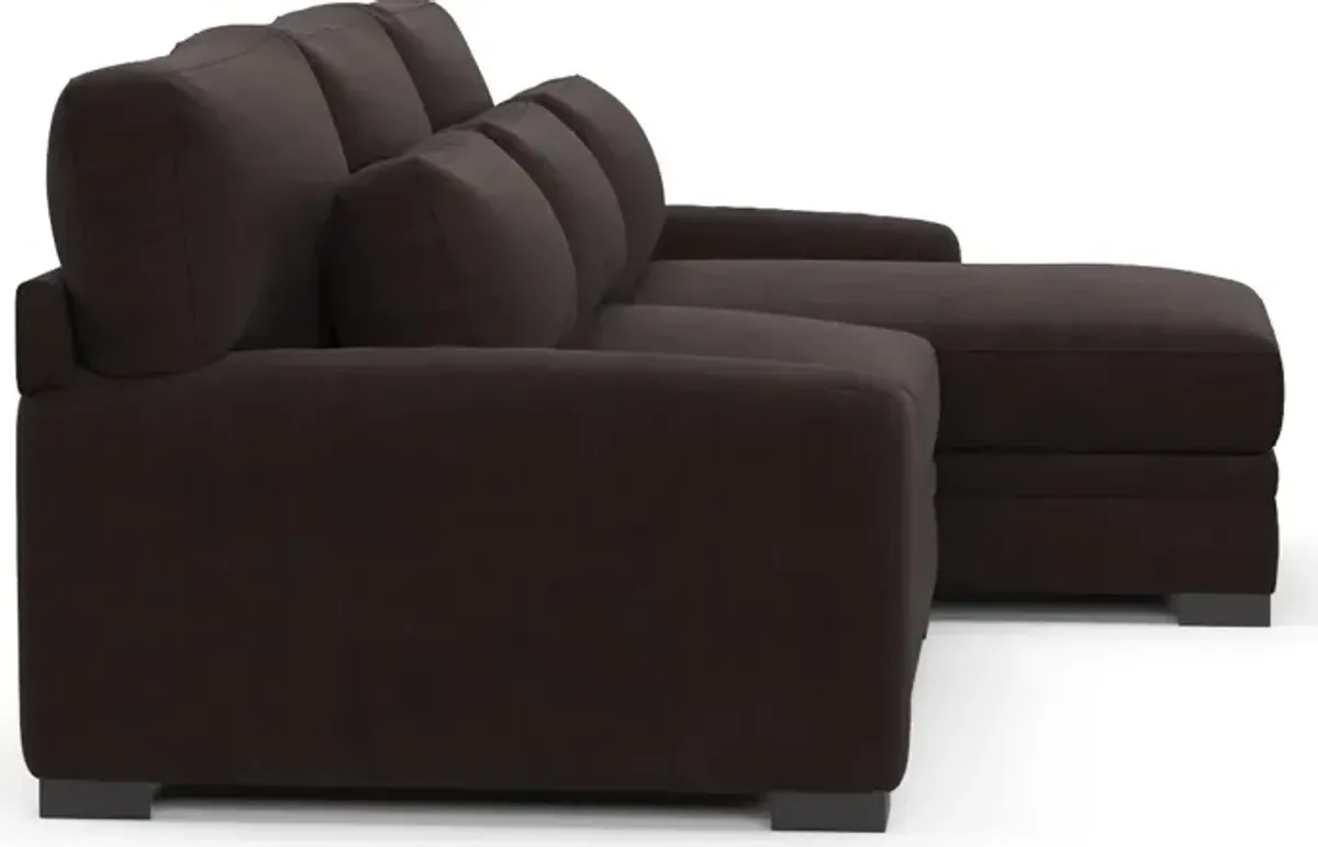 Winston Hybrid Comfort 2-Piece Sectional with Right-Facing Chaise