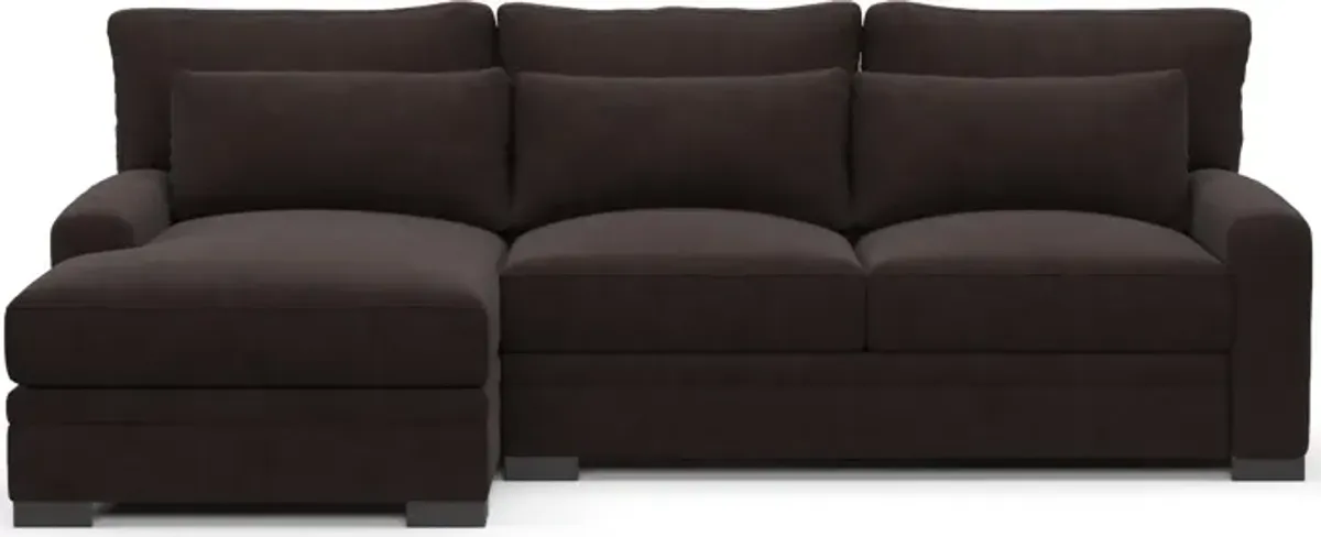 Winston Hybrid Comfort 2-Piece Sectional with Left-Facing Chaise