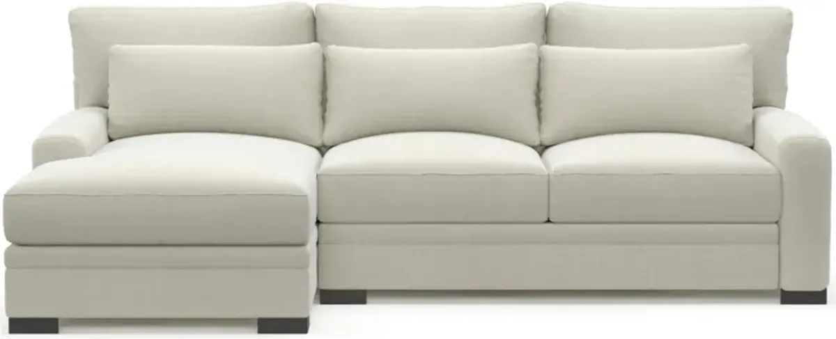 Winston Hybrid Comfort 2-Piece Sectional with Left-Facing Chaise - Anders Ivory