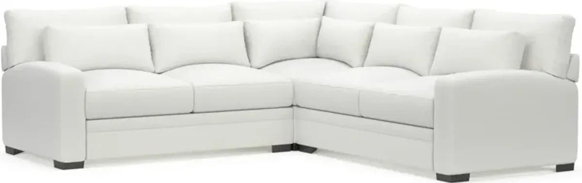 Winston Hybrid Comfort 3-Piece Sectional - Contessa Vanilla