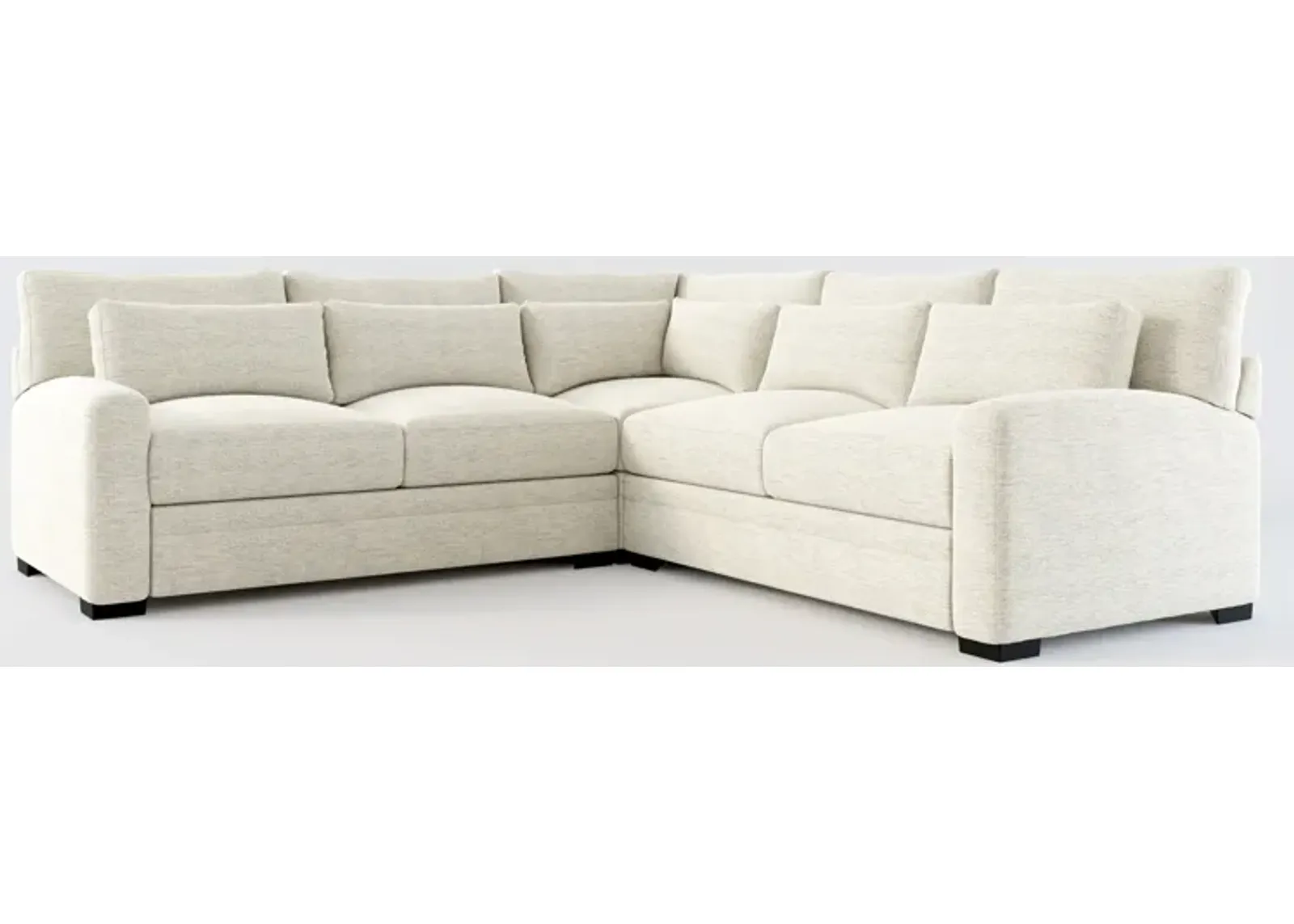 Winston 3-Piece Sectional - Merino Chalk