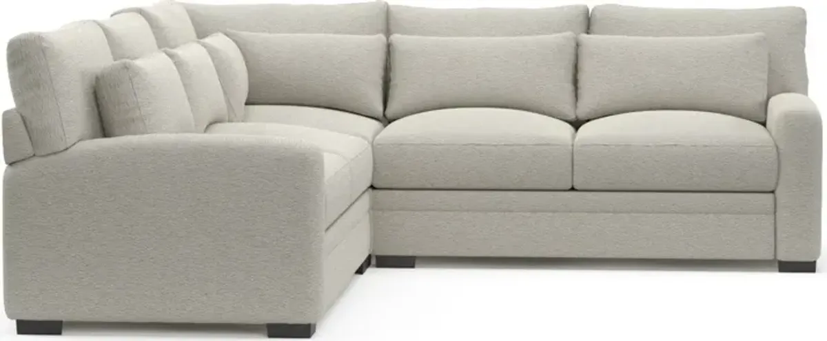 Winston Hybrid Comfort 3-Piece Sectional - Everton Grey