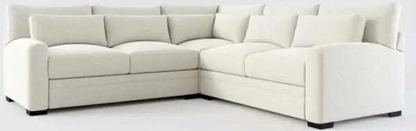 Winston Hybrid Comfort 3-Piece Sectional - Everton Grey