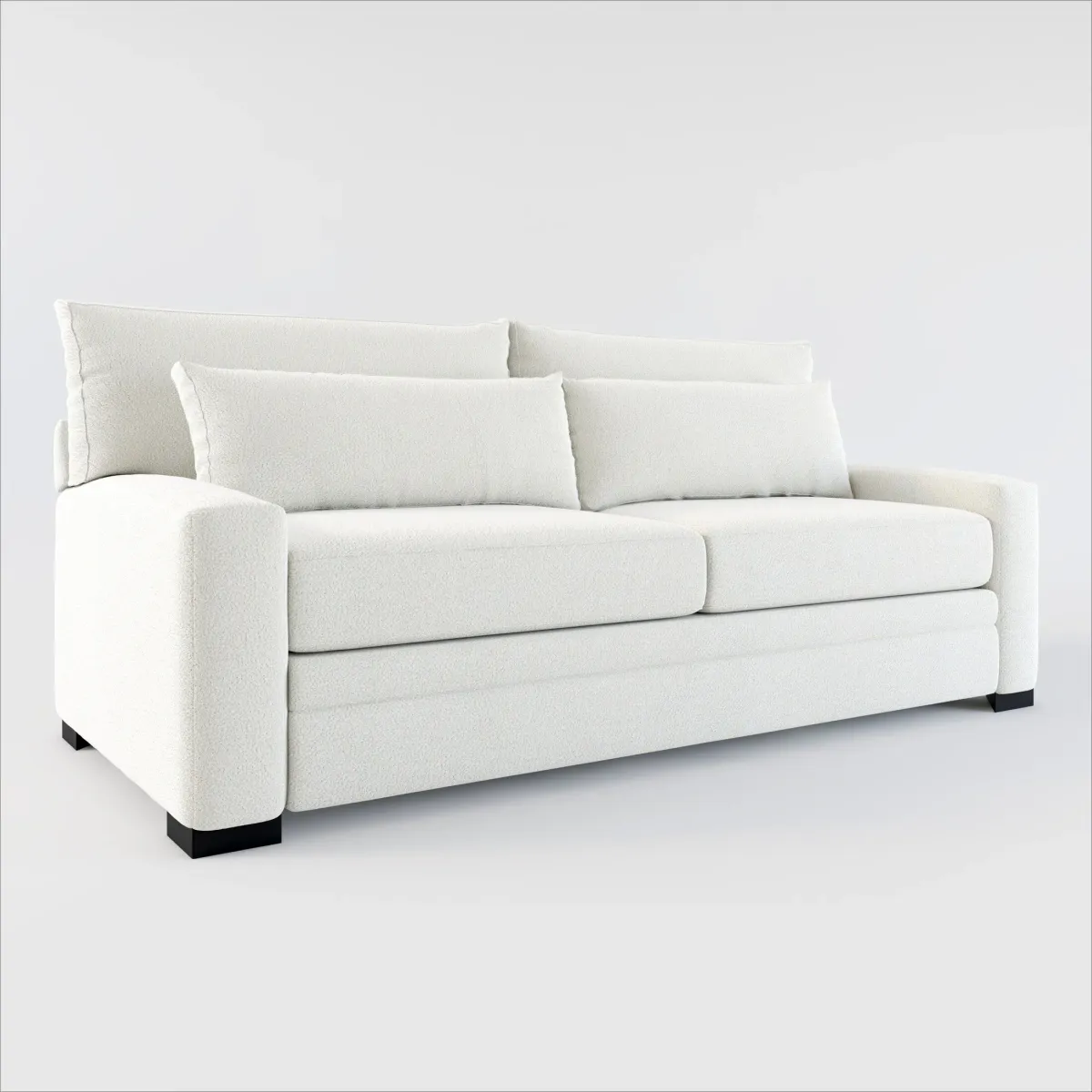 Winston Foam Comfort Sofa - Oslo Snow