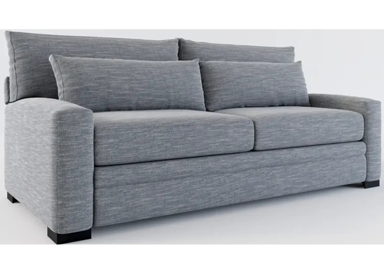 Winston Foam Comfort Sofa - Dudley Indigo