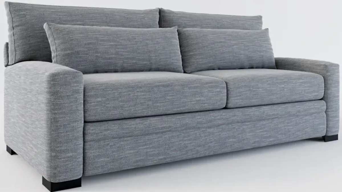 Winston Foam Comfort Sofa - Dudley Indigo