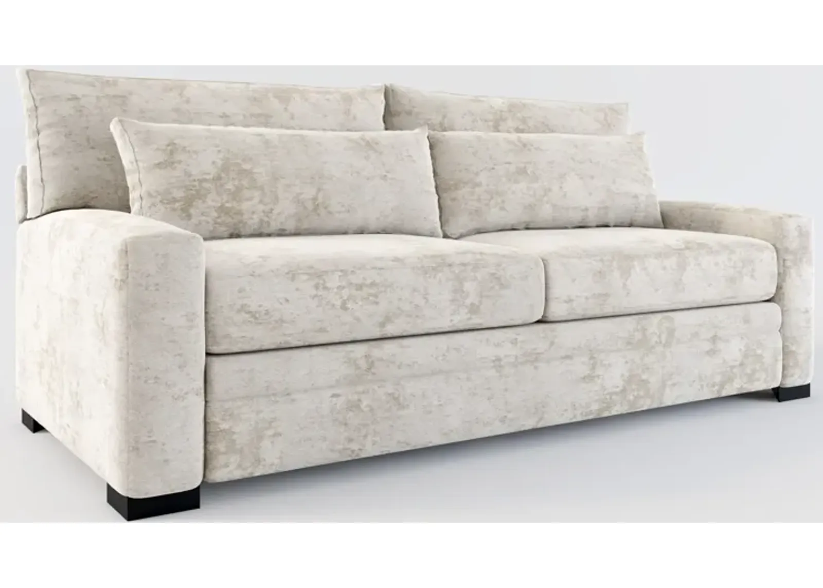 Winston Foam Comfort Sofa - Hearth Cement