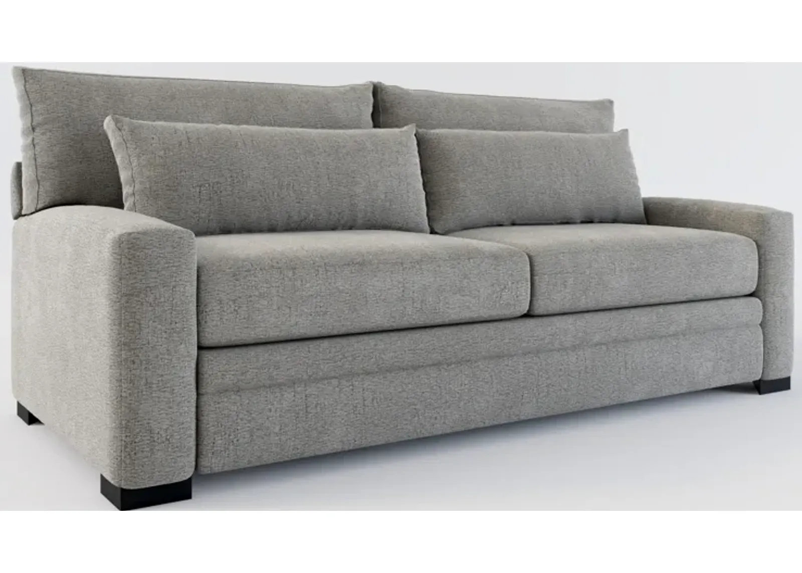 Winston Foam Comfort Sofa - Living Large Charcoal