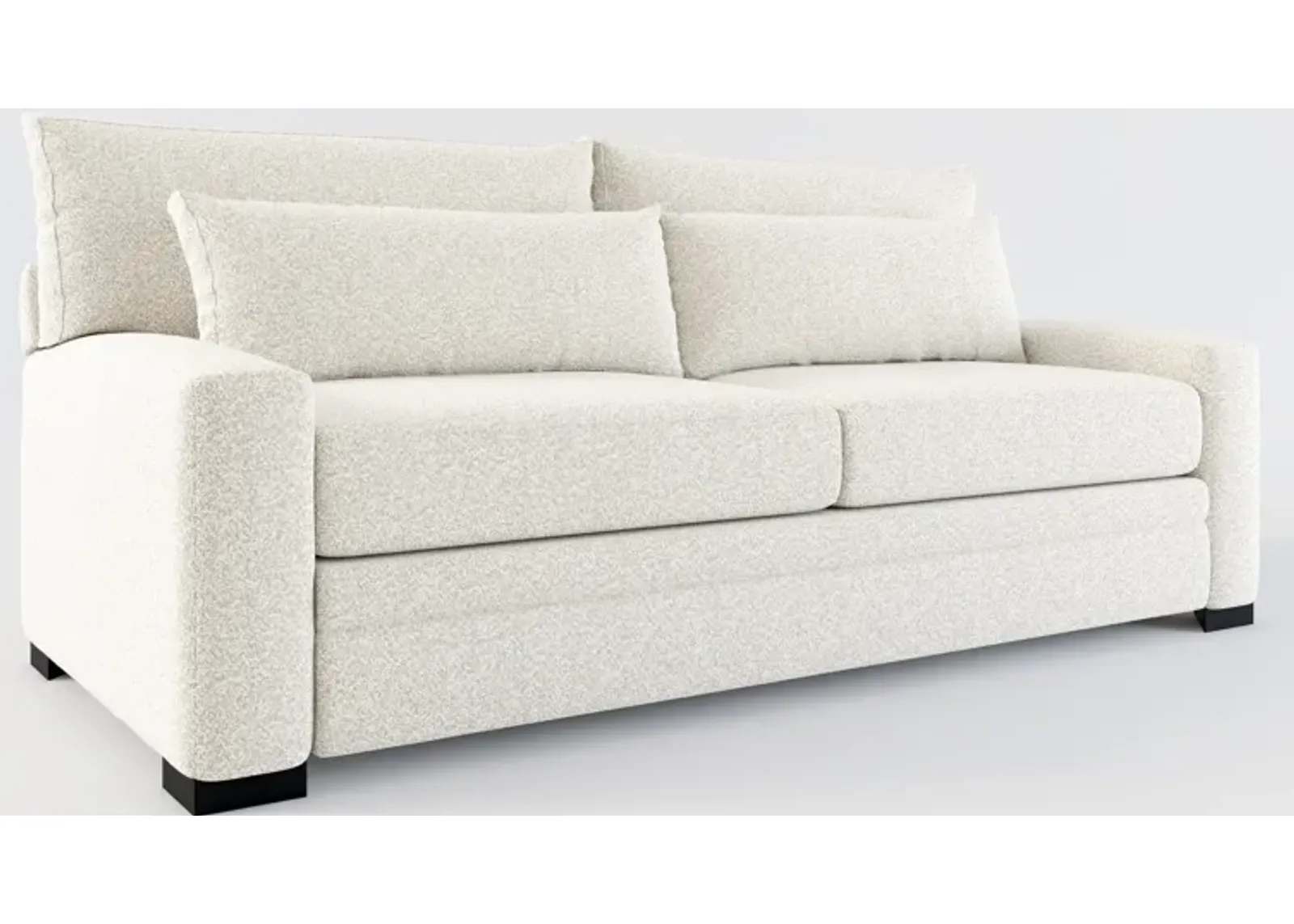 Winston Foam Comfort Sofa - Muse Stone