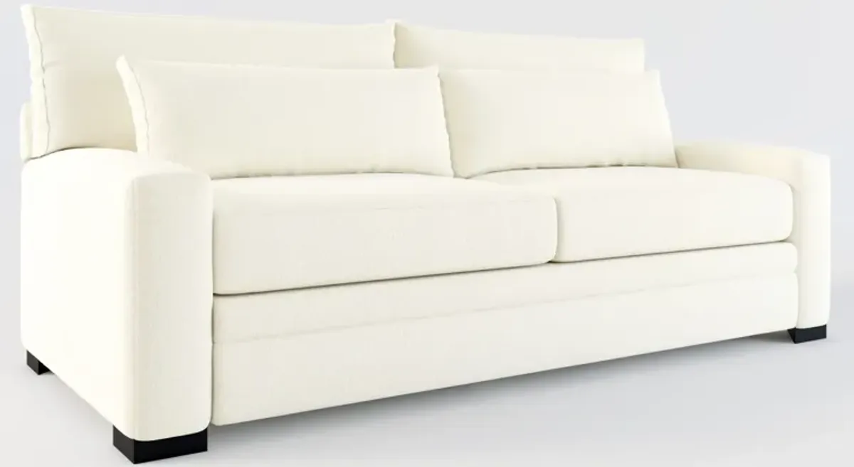 Winston Foam Comfort Eco Performance Fabric Sofa - Fincher Ivory