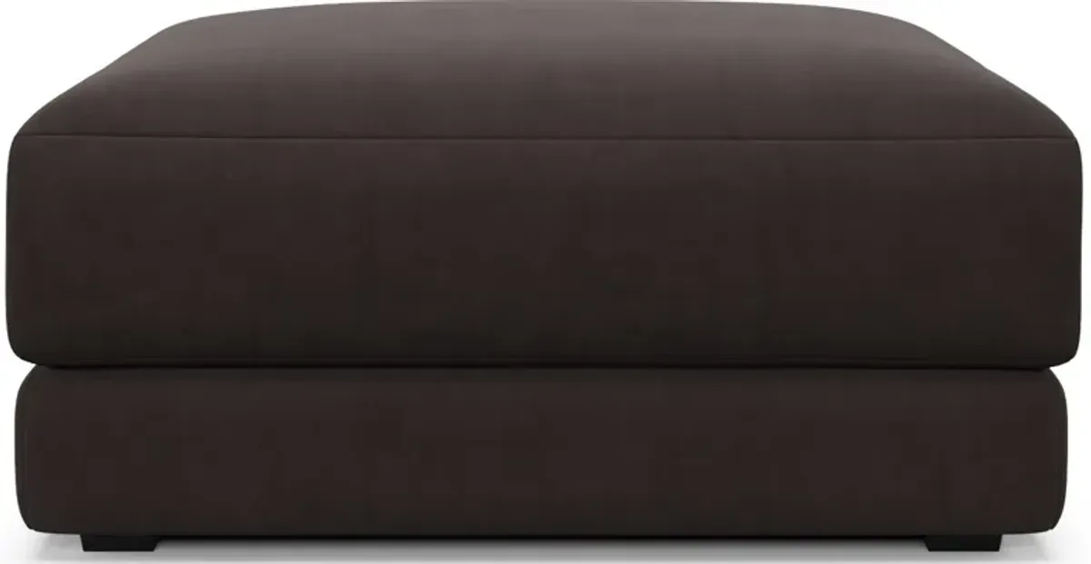 Malibu Ottoman - Merrimac Dark Brown