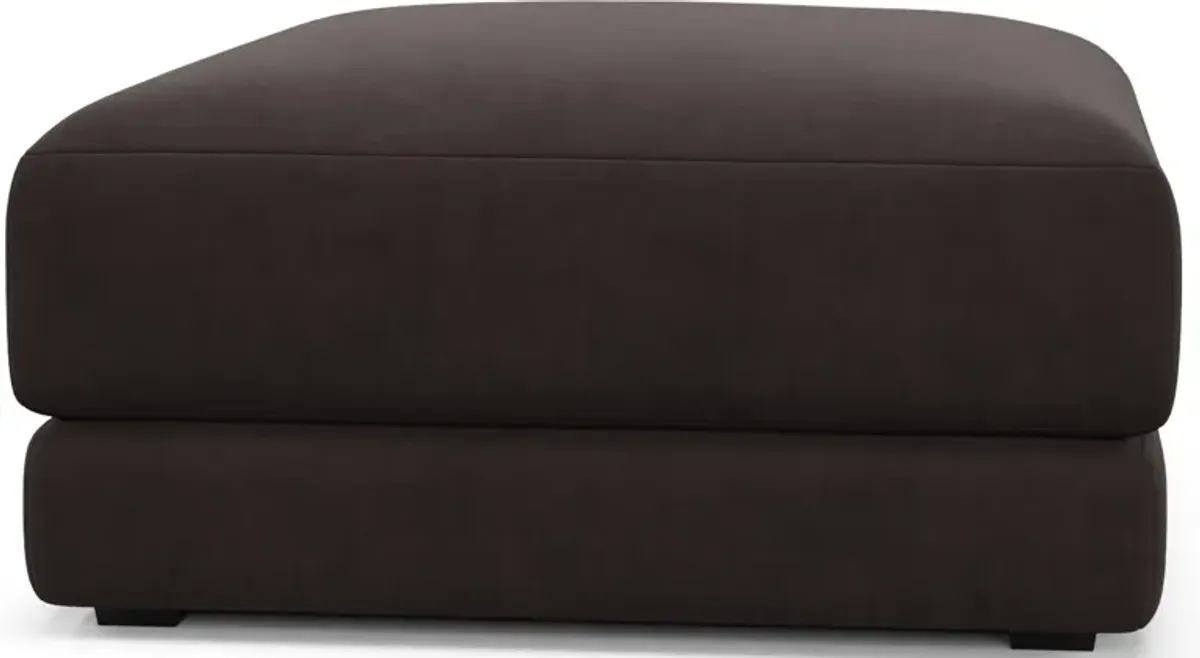 Malibu Ottoman - Merrimac Dark Brown