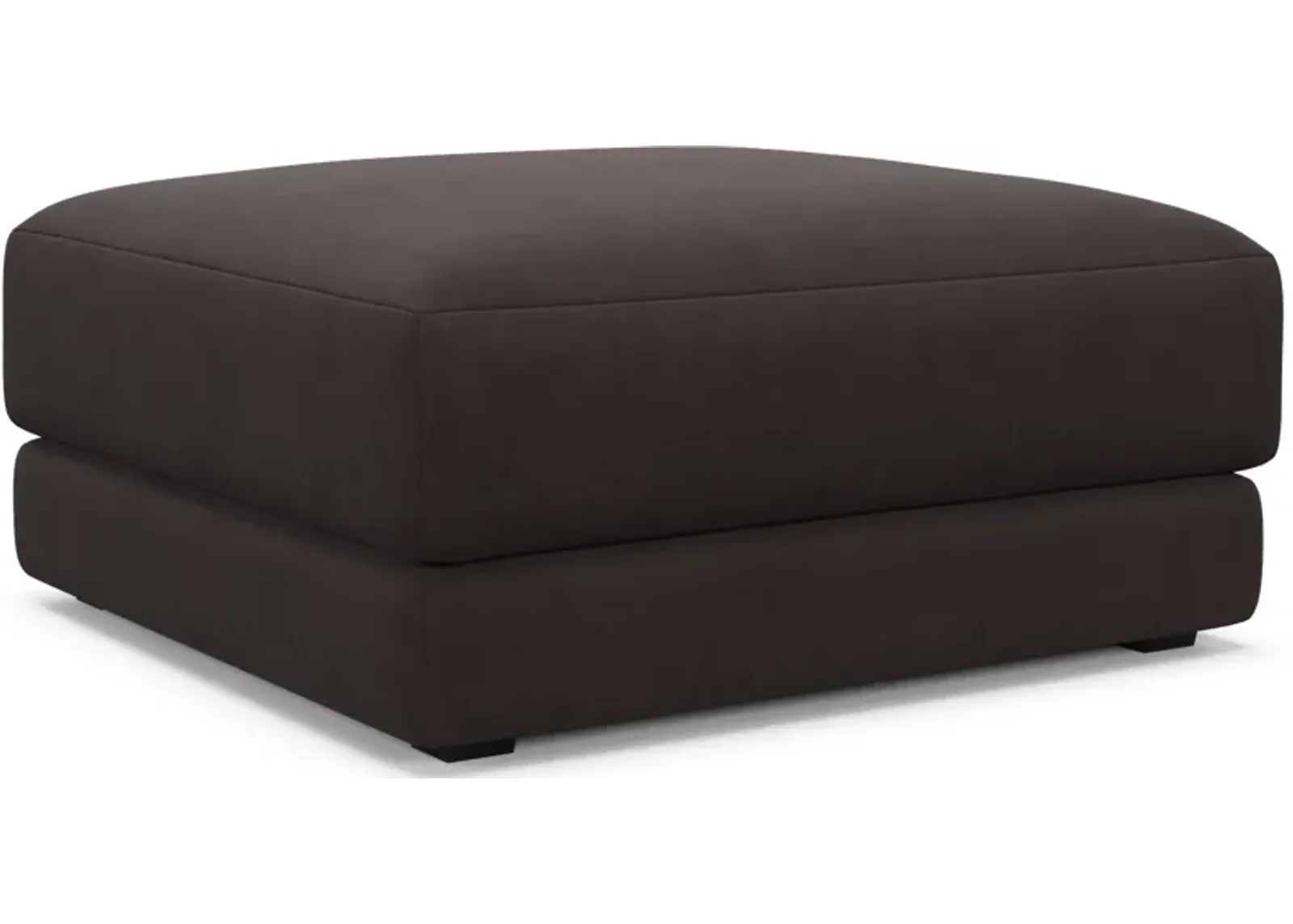 Malibu Ottoman - Merrimac Dark Brown