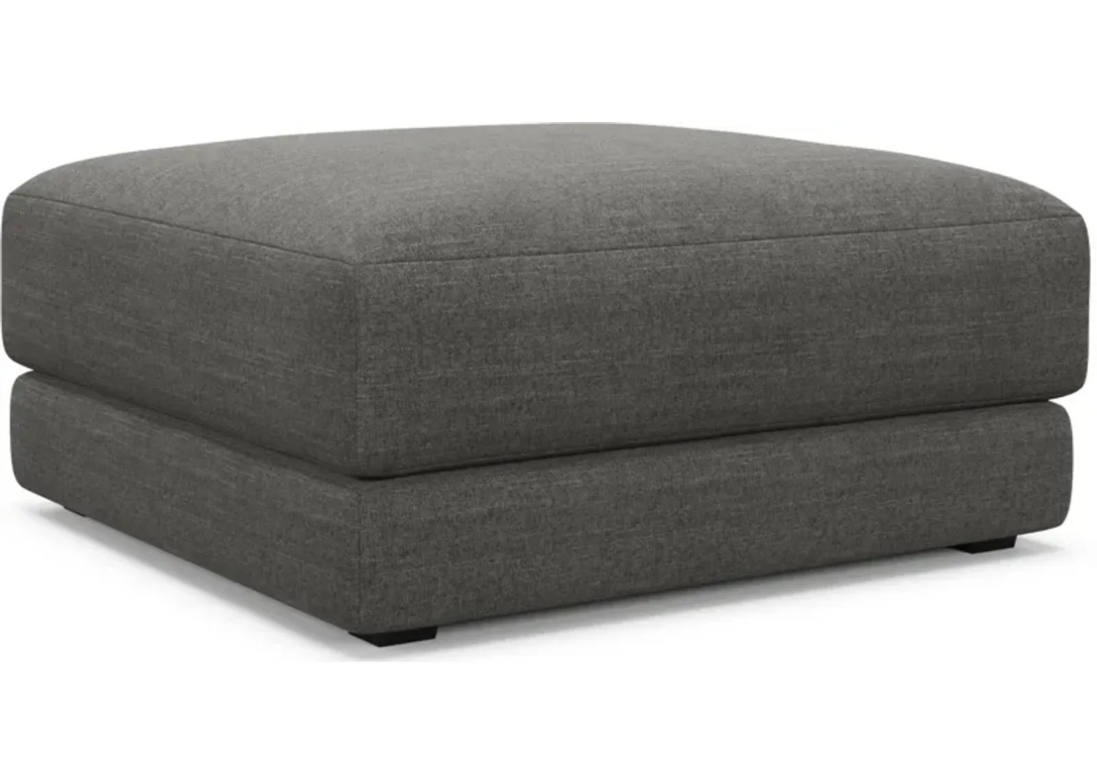 Malibu Ottoman - Curious Charcoal