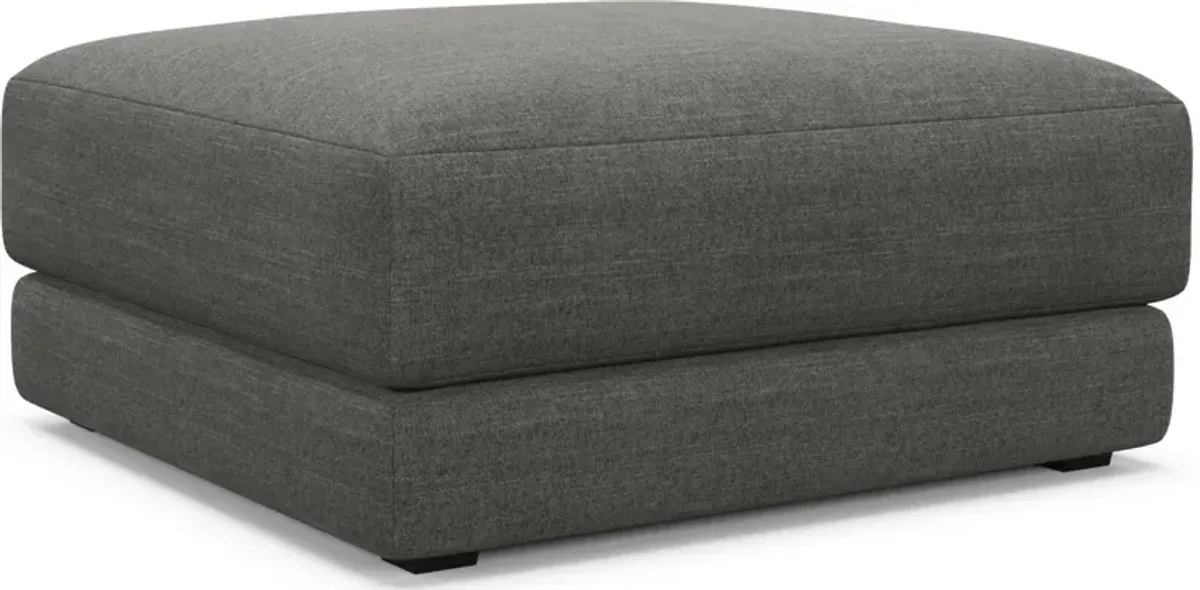 Malibu Ottoman - Curious Charcoal