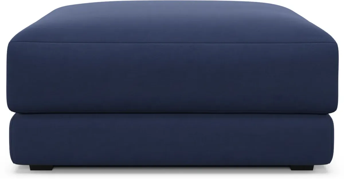 Malibu Ottoman - Abington Indigo