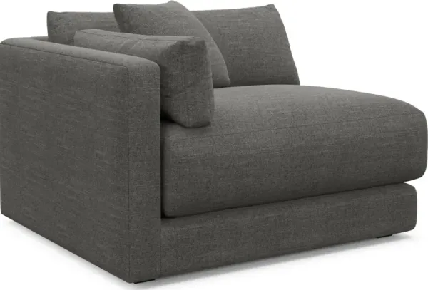 Malibu Left-Facing Chair - Curious Charcoal