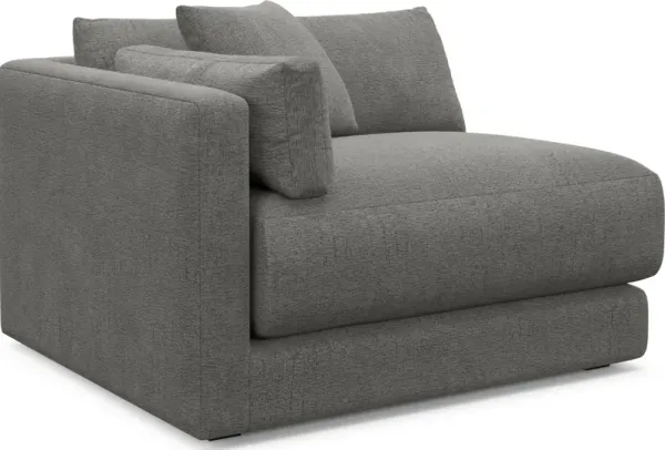 Malibu Left-Facing Chair - Living Large Charcoal