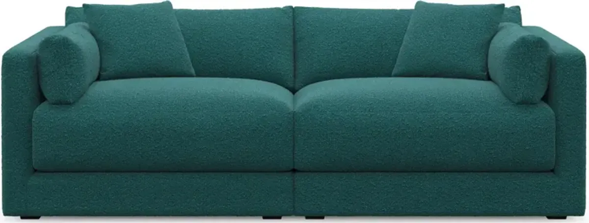 Malibu 2-Piece Sofa - Bloke Peacock