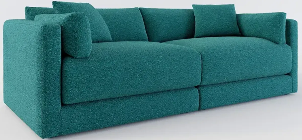 Malibu 2-Piece Sofa - Bloke Peacock