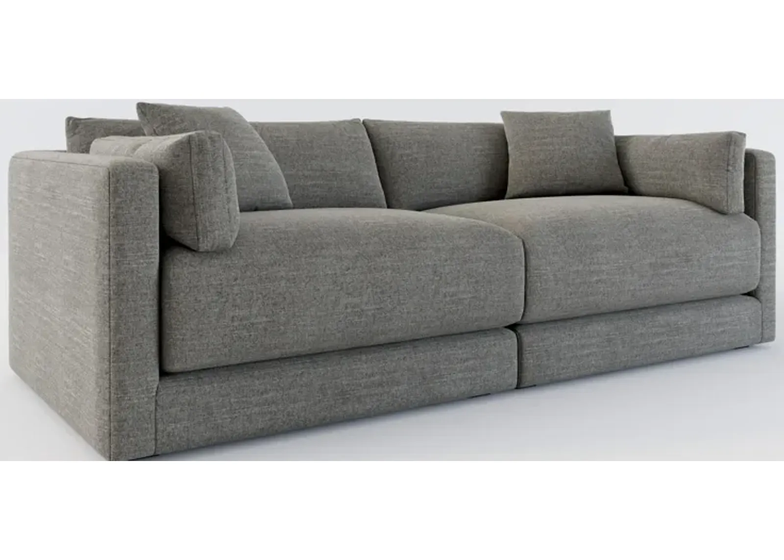 Malibu 2-Piece Sofa - Curious Charcoal