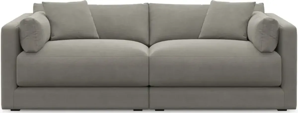 Malibu 2-Piece Sofa - Abington Fog