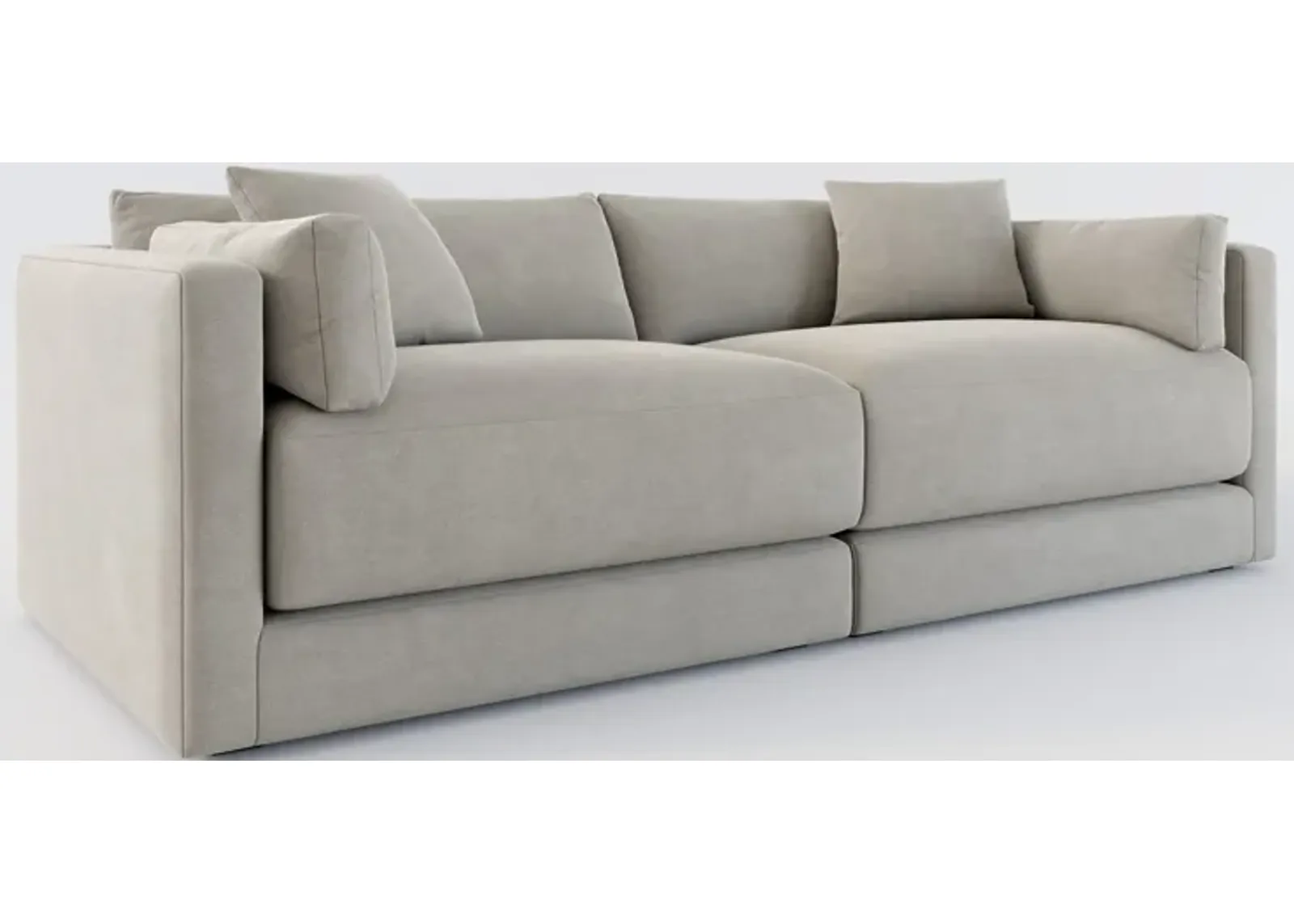 Malibu 2-Piece Sofa - Abington Fog