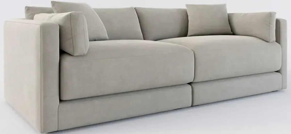 Malibu 2-Piece Sofa - Abington Fog