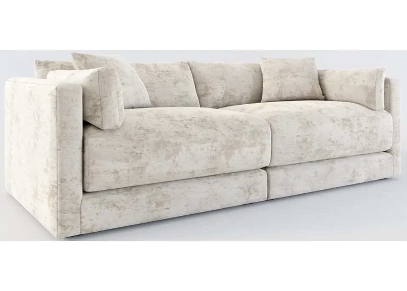 Malibu 2-Piece Sofa - Hearth Cement