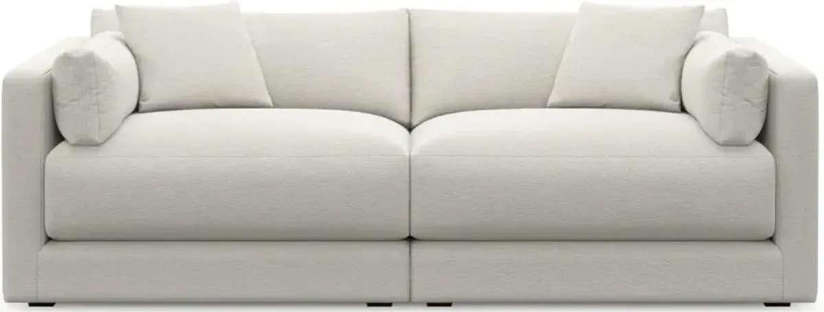 Malibu 2-Piece Sofa - Living Large White