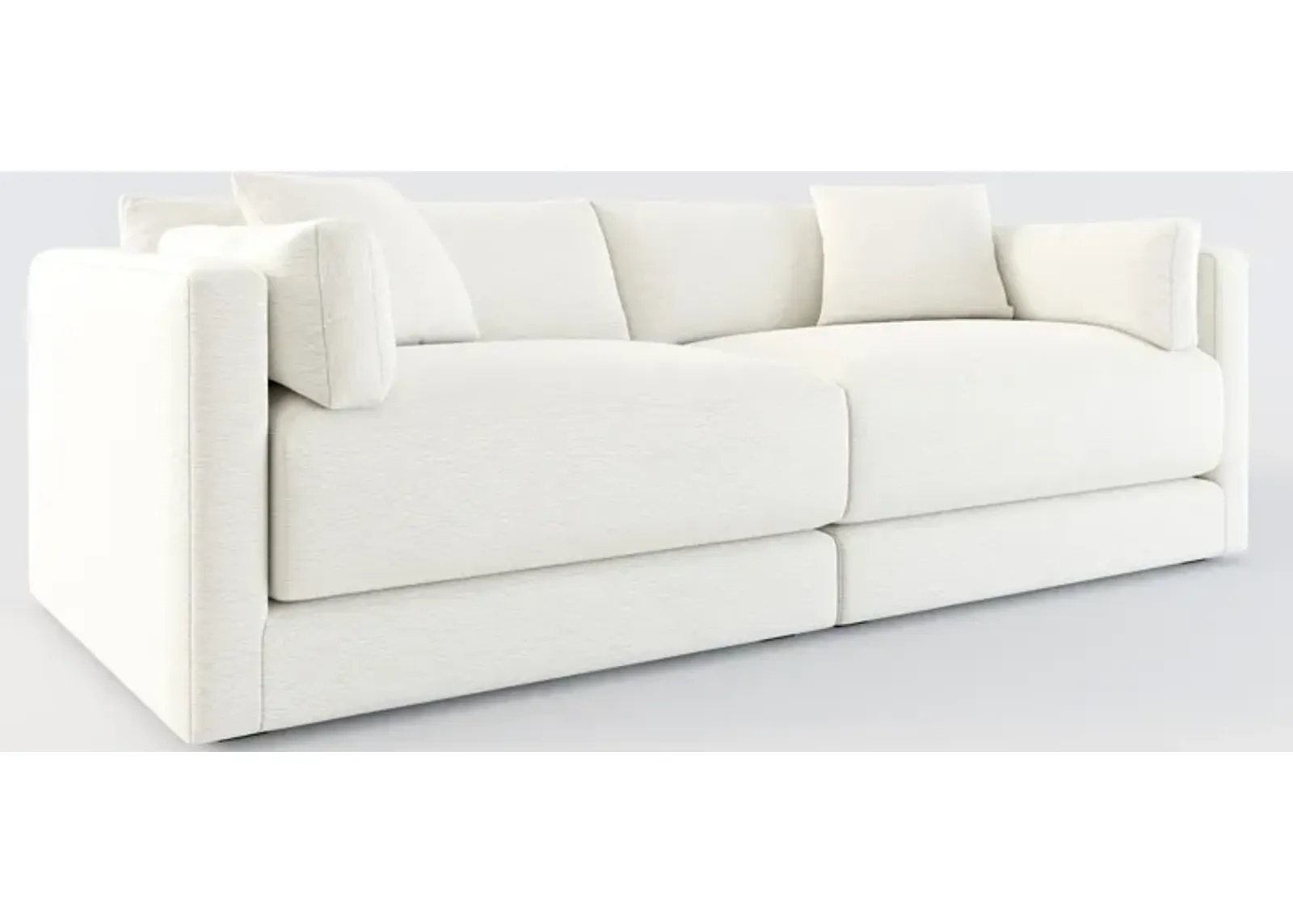 Malibu 2-Piece Sofa - Living Large White