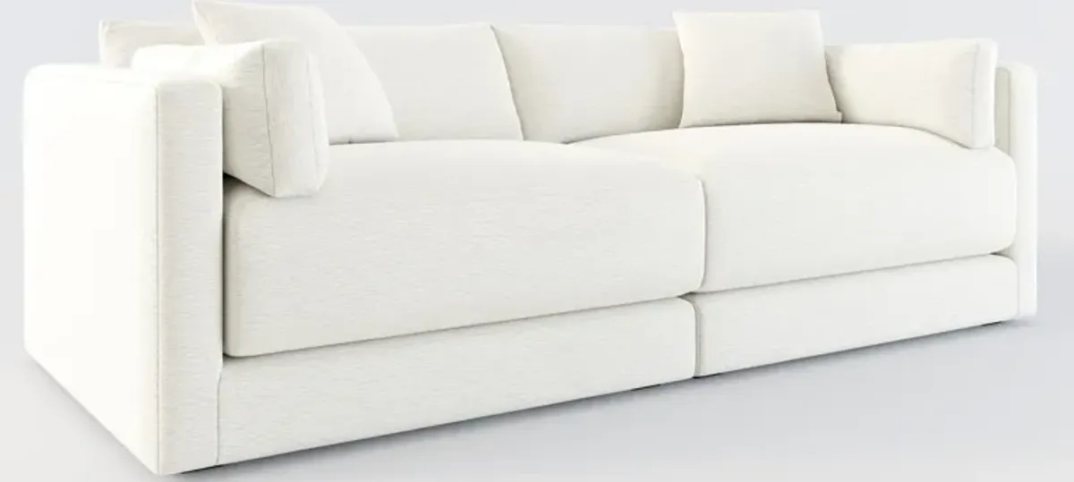 Malibu 2-Piece Sofa - Living Large White